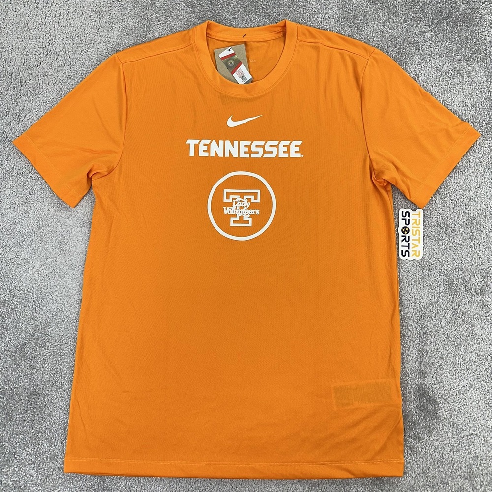 Tennessee Lady Volunteers Shirt Mens Medium Orange Nike Dri Fit Legend On Court